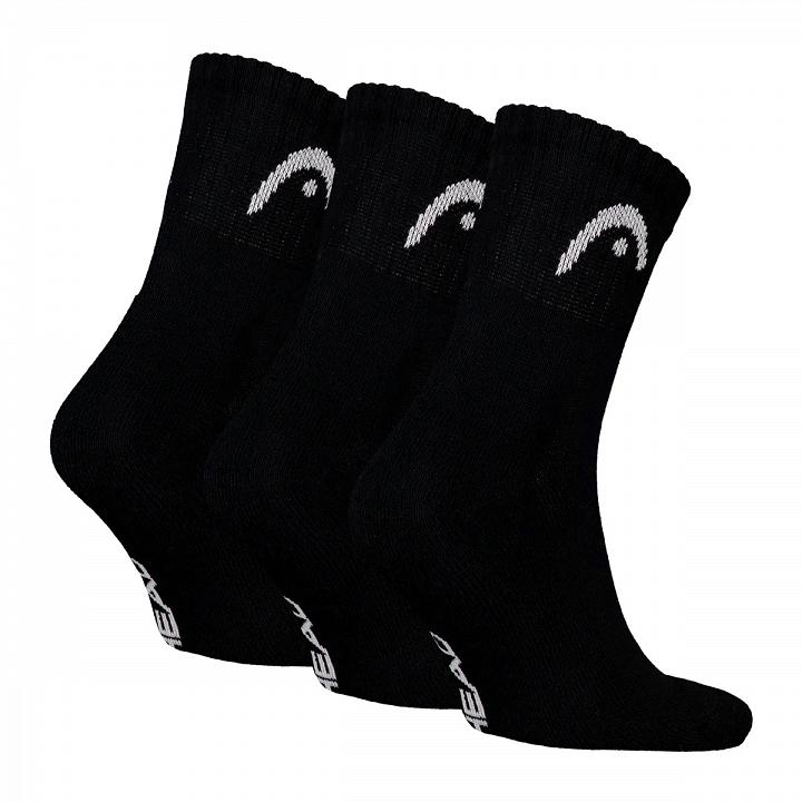 Head Tennis Club Short Crew Socks 3P Black